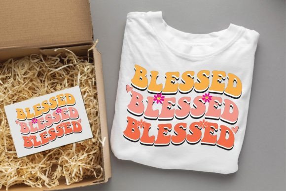 Blessed 2 Groovy Christian SVG Design – Cute & Versatile Graphics for T-Shirt Designs & Crafting