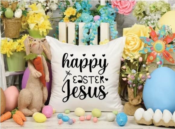 Happy Easter Jesus Svg: Graphics & T-Shirt Designs