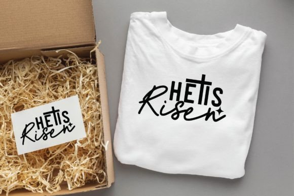 He is Risen Christian SVG PNG Design – A Thoughtful Choice for Embroidery Projects
