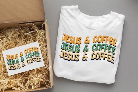 Jesus Coffee Christian SVG Design: A Versatile Graphic for T-Shirt & Handmade Crafting